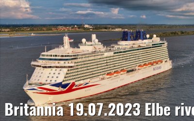 Britannia 19.07.2023 Elbe river