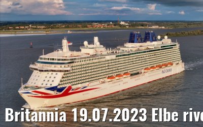 Britannia 19.07.2023 Elbe river