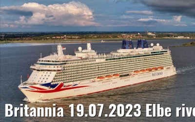 Britannia 19.07.2023 Elbe river