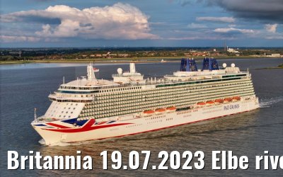 Britannia 19.07.2023 Elbe river