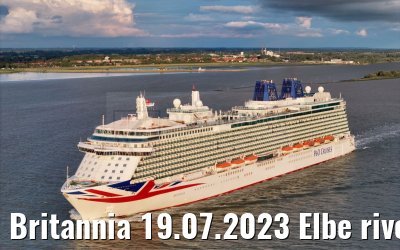 Britannia 19.07.2023 Elbe river