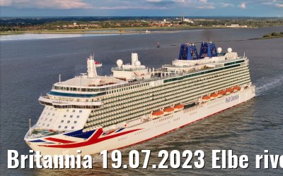Britannia 19.07.2023 Elbe river