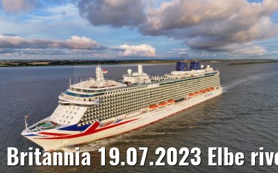 Britannia 19.07.2023 Elbe river