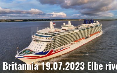 Britannia 19.07.2023 Elbe river