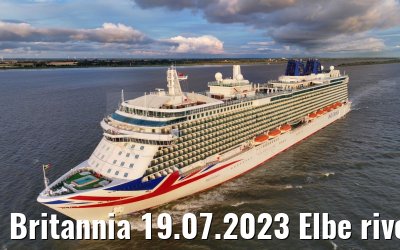 Britannia 19.07.2023 Elbe river