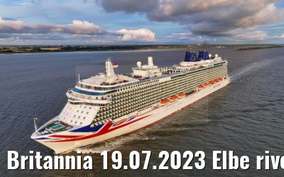 Britannia 19.07.2023 Elbe river