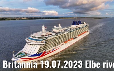 Britannia 19.07.2023 Elbe river
