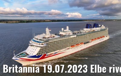 Britannia 19.07.2023 Elbe river