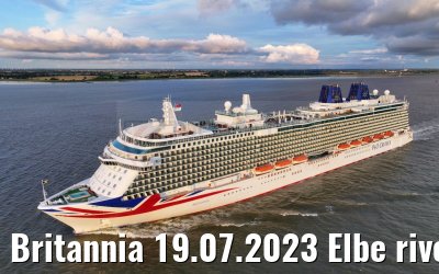 Britannia 19.07.2023 Elbe river