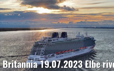 Britannia 19.07.2023 Elbe river
