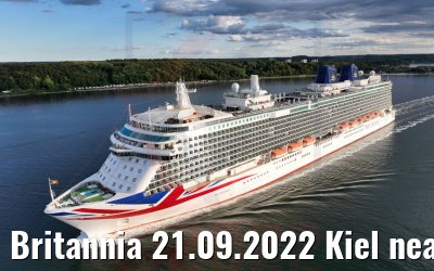 Britannia 21.09.2022 Kiel near Laboe