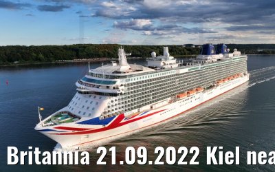 Britannia 21.09.2022 Kiel near Laboe