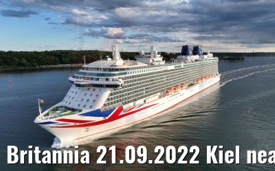 Britannia 21.09.2022 Kiel near Laboe