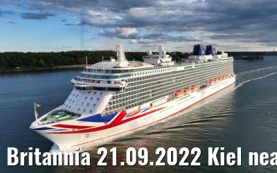 Britannia 21.09.2022 Kiel near Laboe