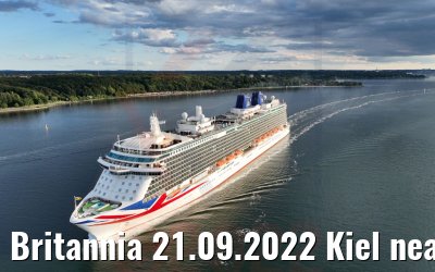 Britannia 21.09.2022 Kiel near Laboe