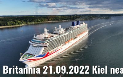 Britannia 21.09.2022 Kiel near Laboe