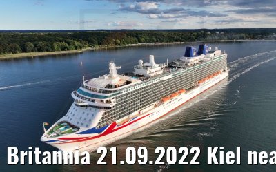 Britannia 21.09.2022 Kiel near Laboe