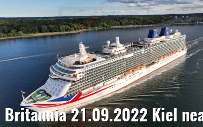 Britannia 21.09.2022 Kiel near Laboe