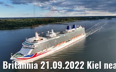 Britannia 21.09.2022 Kiel near Laboe