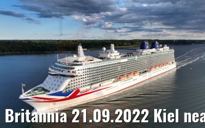 Britannia 21.09.2022 Kiel near Laboe