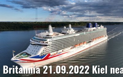 Britannia 21.09.2022 Kiel near Laboe
