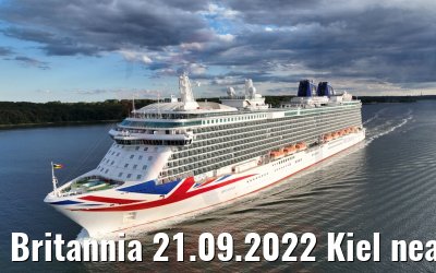 Britannia 21.09.2022 Kiel near Laboe