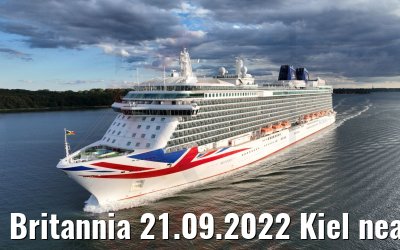 Britannia 21.09.2022 Kiel near Laboe