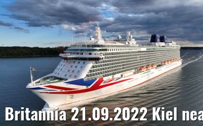 Britannia 21.09.2022 Kiel near Laboe