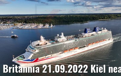 Britannia 21.09.2022 Kiel near Laboe