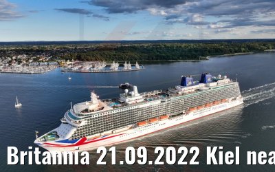 Britannia 21.09.2022 Kiel near Laboe