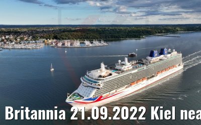 Britannia 21.09.2022 Kiel near Laboe