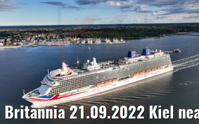 Britannia 21.09.2022 Kiel near Laboe