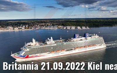 Britannia 21.09.2022 Kiel near Laboe