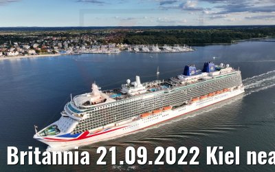 Britannia 21.09.2022 Kiel near Laboe