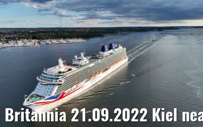 Britannia 21.09.2022 Kiel near Laboe