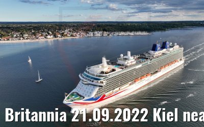 Britannia 21.09.2022 Kiel near Laboe