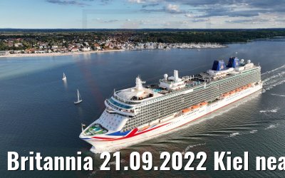 Britannia 21.09.2022 Kiel near Laboe
