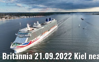 Britannia 21.09.2022 Kiel near Laboe