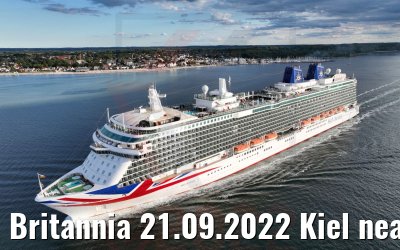 Britannia 21.09.2022 Kiel near Laboe