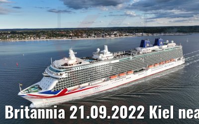 Britannia 21.09.2022 Kiel near Laboe