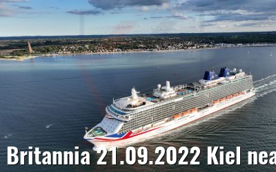 Britannia 21.09.2022 Kiel near Laboe