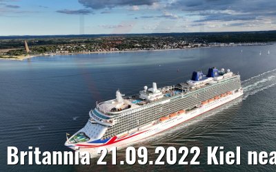 Britannia 21.09.2022 Kiel near Laboe