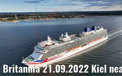 Britannia 21.09.2022 Kiel near Laboe