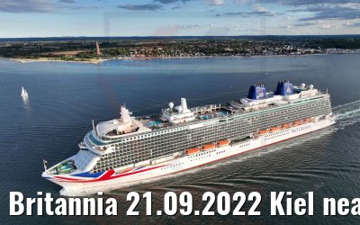 Britannia 21.09.2022 Kiel near Laboe