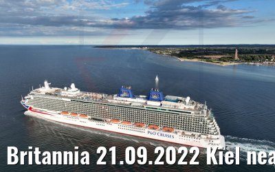 Britannia 21.09.2022 Kiel near Laboe