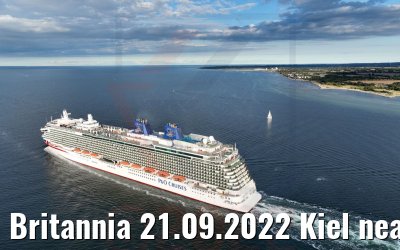 Britannia 21.09.2022 Kiel near Laboe