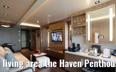 living area the Haven Penthouse Spa Suite 16100