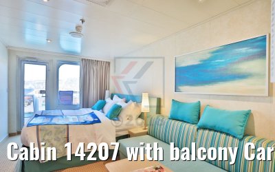 Cabin 14207 with balcony Carnival Horizon