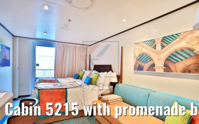Cabin 5215 with promenade balcony Carnival Horizon