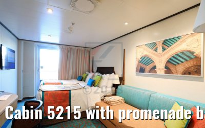 Cabin 5215 with promenade balcony Carnival Horizon